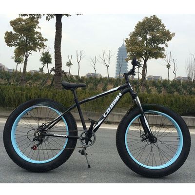 26&quot; 4,0 Aluminiumlegierungsrahmen 7 Geschwindigkeiten Großer Reifen Fettreifen Schneefahrrad mit Aluminium Hub