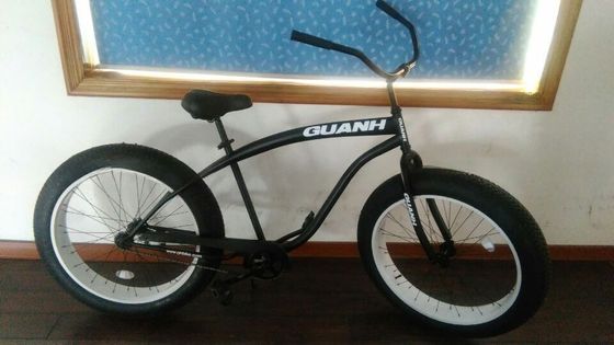 26&quot; Fettrad mit Ledersattel und Aluminiumrahmen Ihr idealer Außenbegleiter