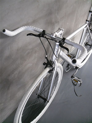 Lasco Crank Set Silberfarben Single Speed Bullbar Aluminiumlegierungsrahmen Vintage Fixie Festgetriebe Fahrrad Fahrrad