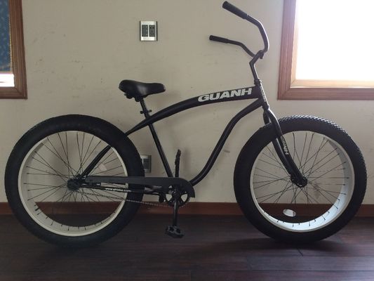 Beach Cruiser Style Fat Tire Bike mit 26*4.0 Reifen und Stahlgabelmaterial