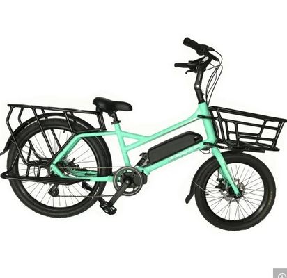 Familien- oder Fracht-Elektrofahrrad mit Dual-Density-Griffe und Aluminiumgabel von Ananda Bafang