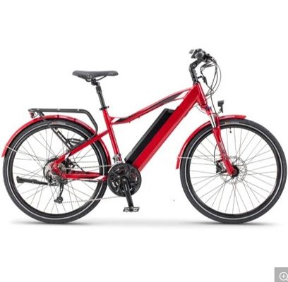 City Road Elektrofahrrad 26 Zoll Aluminium Gabel Material und Hinterträger Batterie
