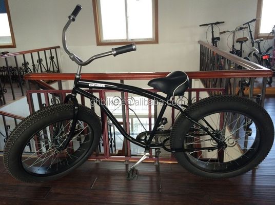 Fat Beach Cruiser Bike mit 26-Zoll-Schnee-Reifen und Aluminium-Rahmen im Jahr 2015