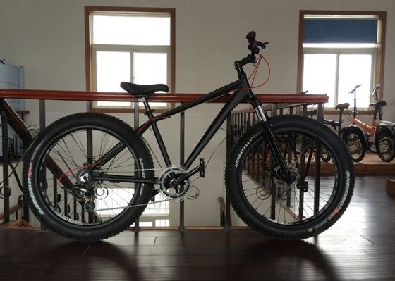 Fat Beach Cruiser Bike mit 26-Zoll-Schnee-Reifen und Aluminium-Rahmen im Jahr 2015