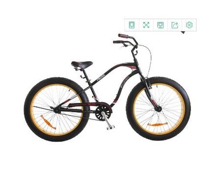 26 &quot;Radgröße Fettreifen Fahrrad Fahrrad Snow Bike mit L 180MM Stamm und langlebige Konstruktion