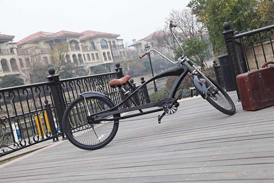 26&quot; Hi-Ten Stahlrahmen Erwachsener Beach Cruiser Helikopter Fahrrad 17KG Bruttogewicht 3,0 Reifen