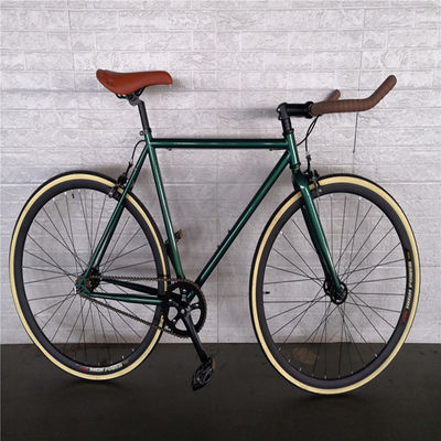 Doppel-V-Bremse 700c Bullhorn Handgriffe Festgetriebe Fahrrad für Erwachsene Retro Vintage Classic