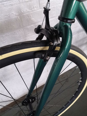 Doppel-V-Bremse 700c Bullhorn Handgriffe Festgetriebe Fahrrad für Erwachsene Retro Vintage Classic