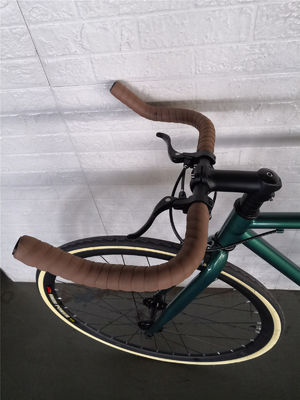 Doppel-V-Bremse 700c Bullhorn Handgriffe Festgetriebe Fahrrad für Erwachsene Retro Vintage Classic