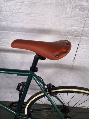 Doppel-V-Bremse 700c Bullhorn Handgriffe Festgetriebe Fahrrad für Erwachsene Retro Vintage Classic
