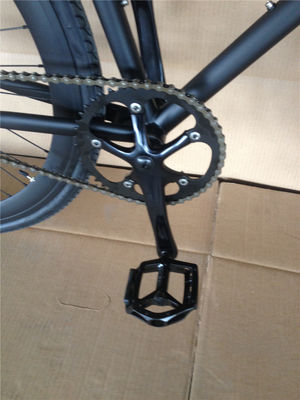 Custom Matt Black Fixie Fahrradrahmen für Erwachsene 700C Single Speed Urban Fitness Cruiser