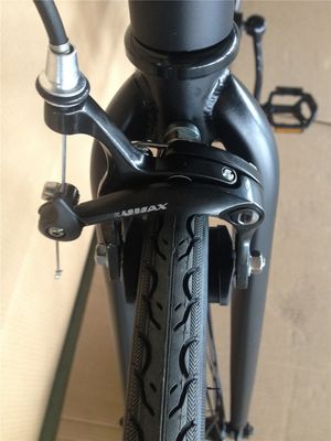 Custom Matt Black Fixie Fahrradrahmen für Erwachsene 700C Single Speed Urban Fitness Cruiser