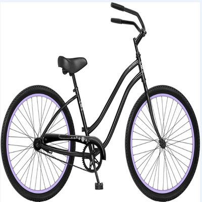 KMC-Kette Schwarze Farbe Urban Lady Single Speed Frauen Beach Cruiser Bike für gemütliche Fahrten