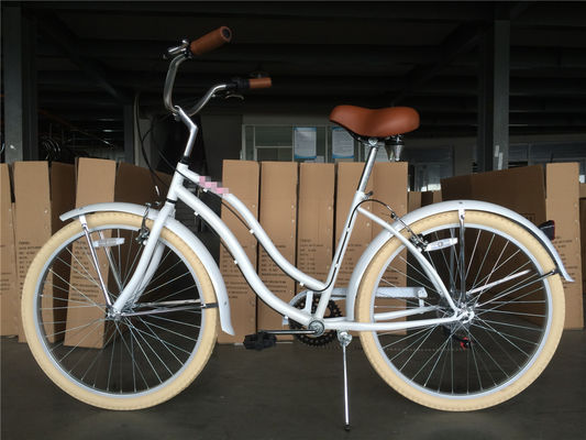 KMC-Kette Schwarze Farbe Urban Lady Single Speed Frauen Beach Cruiser Bike für gemütliche Fahrten