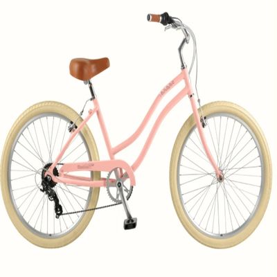 KMC-Kette Schwarze Farbe Urban Lady Single Speed Frauen Beach Cruiser Bike für gemütliche Fahrten