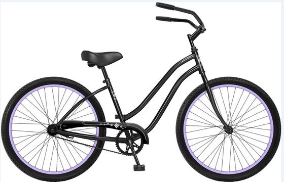 Schritt durch Design 26 Zoll Beach Cruiser Bike mit Coaster Fußbremse und weiße Farbe