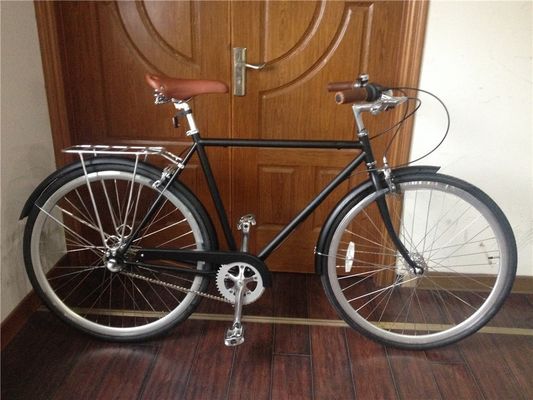 Vintage City Bike mit 3 Drehzahlgetrieben und Aluminiumlegierung V Bremse Bruttogewicht 16 kg