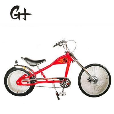 24&quot; V Bremse/ Scheibenbremsen 4.0 Reifen Einzelgeschwindigkeit Chopper Fahrrad für den amerikanischen Markt