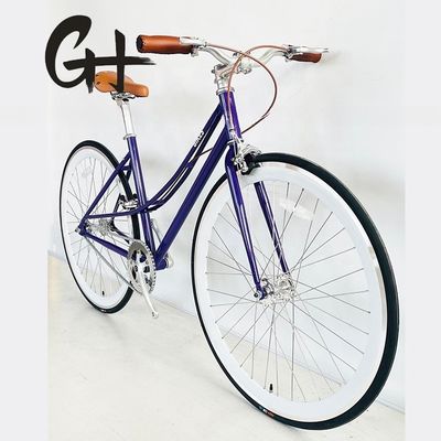 700C Lady Women Grill CE USA Individuell für Einzelgeschwindigkeit Schritt durch Festgetriebe City Bike
