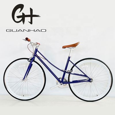700C Lady Women Grill CE USA Individuell für Einzelgeschwindigkeit Schritt durch Festgetriebe City Bike
