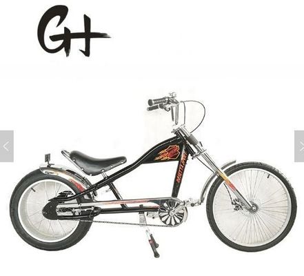 Großes CE-Chopper-Fahrrad für Erwachsene 24&quot;-20&quot; Einzelgeschwindigkeit OEM/ODM mit Aluminiumrand und Gabel