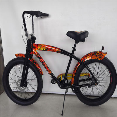 15 kg Fettreifen City Bike Inner 3 Geschwindigkeit 3,0 "Vintage Erwachsene Beach Cruiser Bike 24 Zoll