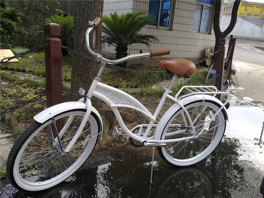 Custom Logo Erwachsene 26 Zoll Single Speed Hybrid Fahrräder für Frauen Beach Cruiser Fahrrad