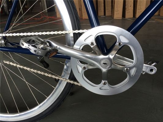 Lasco Erwachsene Männer Einzelgeschwindigkeit Retro Bike Vintage 4130 Stadt Fahrräder Hybrid Chromoly Bikes 700 * 25C
