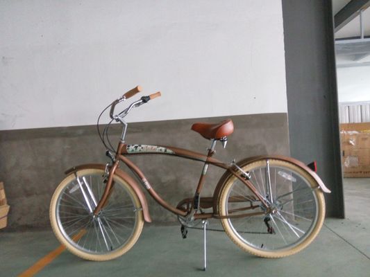 26&quot; SHIMANO 7 Geschwindigkeiten Grün CE OEM 2.125 Farbreifen USA Markt Erwachsene Männer Strandkreuzfahrer Fahrrad