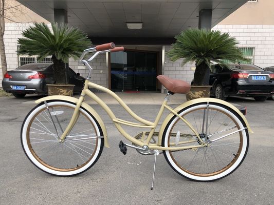 26 Zentimeter Stahlrahmen Festrahmen 3 Speed Beach Cruiser Bike für Erwachsene
