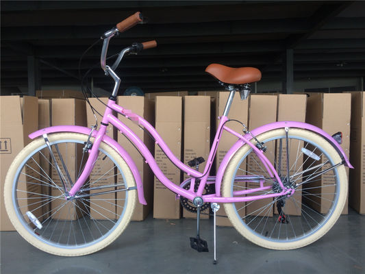 26 Zoll Frauen Step Through 7 Speed Beach Cruiser Bike mit großem und komfortablem Sitz