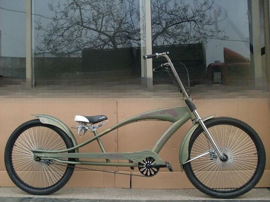 19 kg Glanzgewicht Stahl Gabel 26 &quot; Beach Cruiser Stil Hubschrauber Fahrrad für Leistung