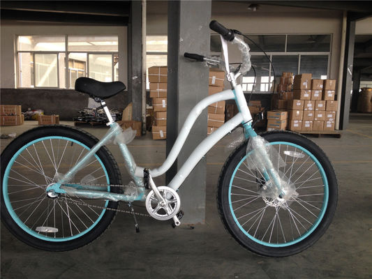 26 Zoll Schritt durch Beach Cruiser Fahrrad mit Aluminium-Legierungsrahmen und Single Gear