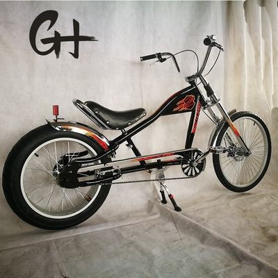 25.0 KG Bruttogewicht 24&quot;-20&quot; Einzelgeschwindigkeit OEM/ODM Chopper Bike für große Erwachsene Made
