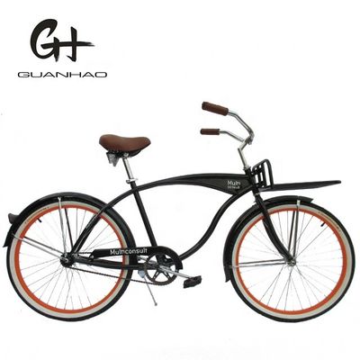 Personalisiertes Logo 26&quot; Single Speed Coaster Brake Beach Cruiser Bike für Männer in den USA