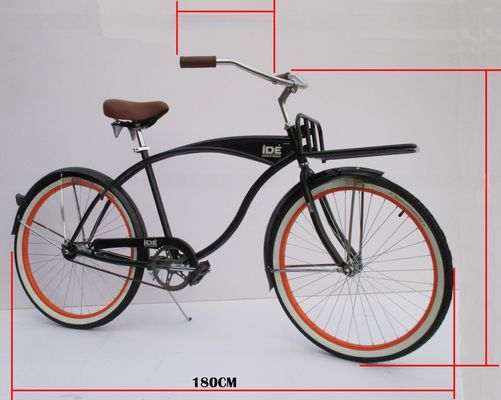 Personalisiertes Logo 26&quot; Single Speed Coaster Brake Beach Cruiser Bike für Männer in den USA