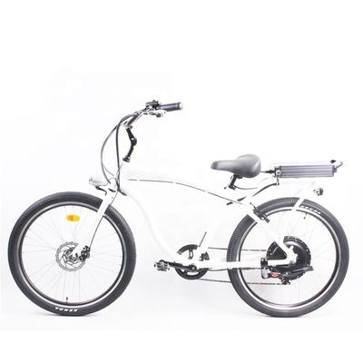 Hochgeschwindigkeits-Elektro-Beachcruiser-Fahrrad mit 1000W-Motor und 48V 14Ah Lithiumbatterie