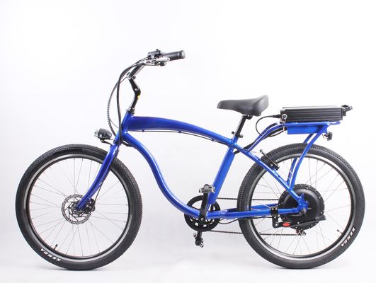 Hochgeschwindigkeits-Elektro-Beachcruiser-Fahrrad mit 1000W-Motor und 48V 14Ah Lithiumbatterie