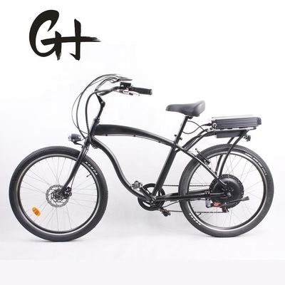 Hochgeschwindigkeits-Elektro-Beachcruiser-Fahrrad mit 1000W-Motor und 48V 14Ah Lithiumbatterie