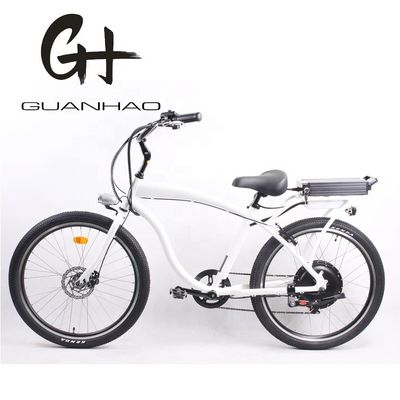 Hochgeschwindigkeits-Elektro-Beachcruiser-Fahrrad mit 1000W-Motor und 48V 14Ah Lithiumbatterie