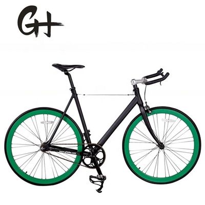 USA CE Track Fixie Fahrrad 700C Aluminiumrahmen OEM Einzelgeschwindigkeit mit Aluminiumlegierung Stamm