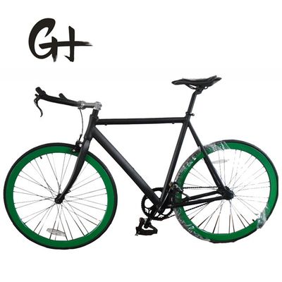 USA CE Track Fixie Fahrrad 700C Aluminiumrahmen OEM Einzelgeschwindigkeit mit Aluminiumlegierung Stamm