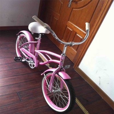 20&quot; Single Speed Coaster Brake Pink amerikanisches OEM Logo Mini Kid Kleiner Rahmen CE Mädchen Beach Cruiser Fahrrad