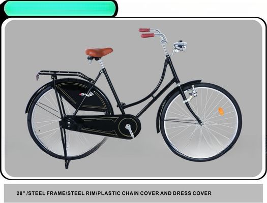 Holen Sie sich Ihr 28&quot; Dutch Bike Old Style Fahrrad in Klassiker Schwarz