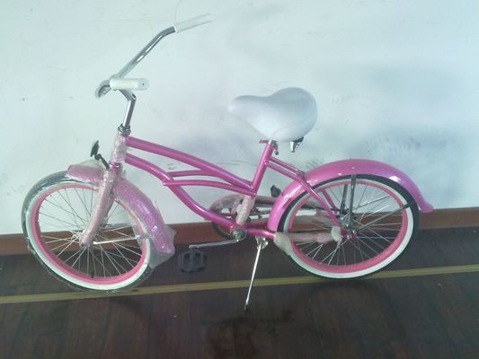 20&quot; Single Speed Coaster Brake Pink amerikanisches OEM Logo Mini Kid Kleiner Rahmen CE Mädchen Beach Cruiser Fahrrad