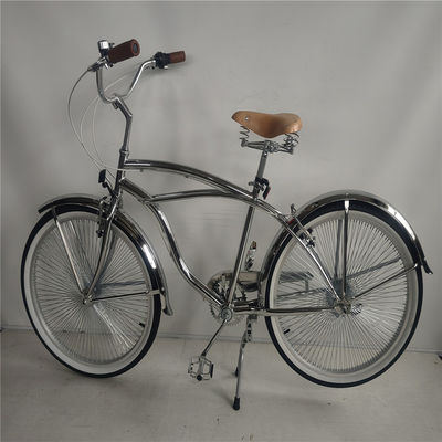 26 Zoll Aluminium-Rahmen-Männer Erwachsene Beach Cruiser Bike mit 7 Geschwindigkeiten Shimano Derailleur