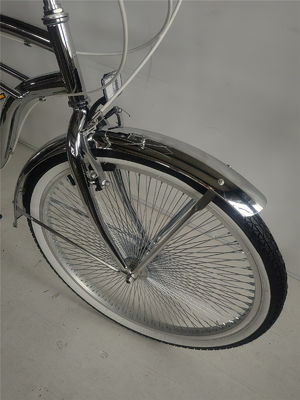 26 Zoll Aluminium-Rahmen-Männer Erwachsene Beach Cruiser Bike mit 7 Geschwindigkeiten Shimano Derailleur