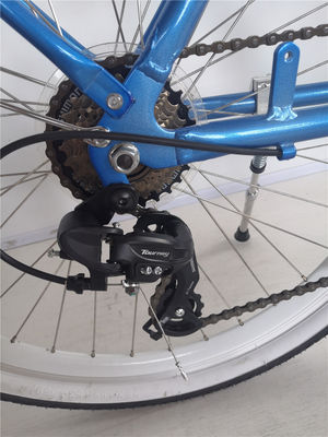 26 Zoll Aluminium-Legierungsrahmen 7 Geschwindigkeit Vintage Beach Cruiser Bike mit hinteren Träger
