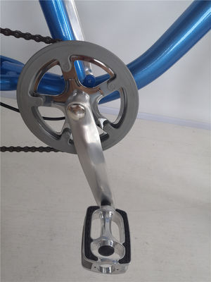 26 Zoll Aluminium-Legierungsrahmen 7 Geschwindigkeit Vintage Beach Cruiser Bike mit hinteren Träger