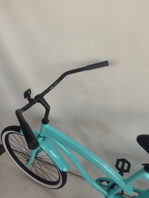 26&quot; Aluminiumrahmen Single Gear Hybrid Frauen Beach Cruiser Bike 2024 Nicht hinteren Dämpfer